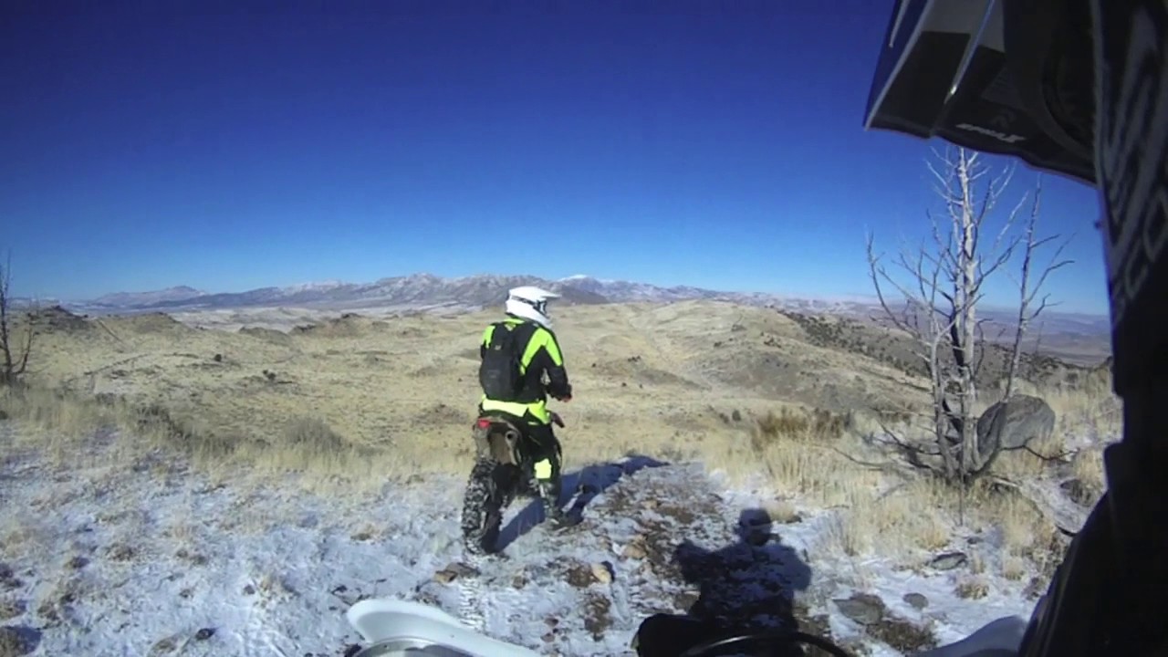 Frozen Dirt Bike Ride YouTube