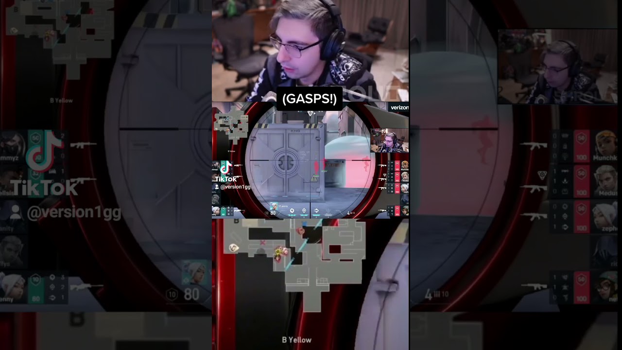 Shroud reacts to Penny and #V1VAL are something else 😤 #shorts #VALORANT
