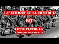 Thses sur lthique de la critique