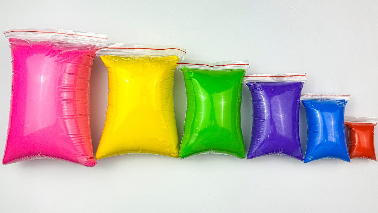 ASMR Clay Unboxing | From Small to Large - Super Satisfying Sounds (4:35 Minutes)