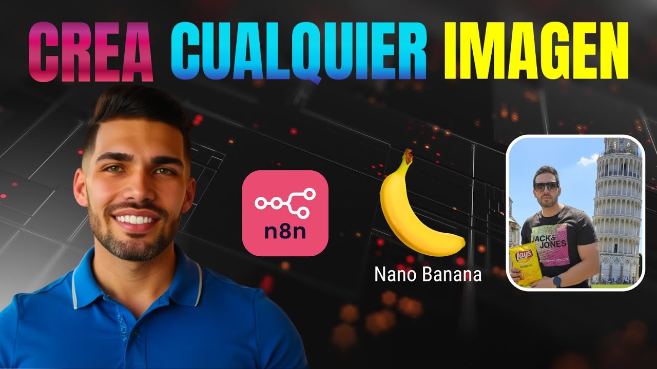 La IA que edita tus fotos mejor que Photoshop (Nanobanana + n8n) - YouTube