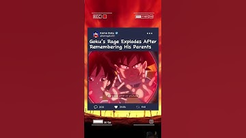 Goku explode after remembering his parents #goku #anime #dragonball #dbz