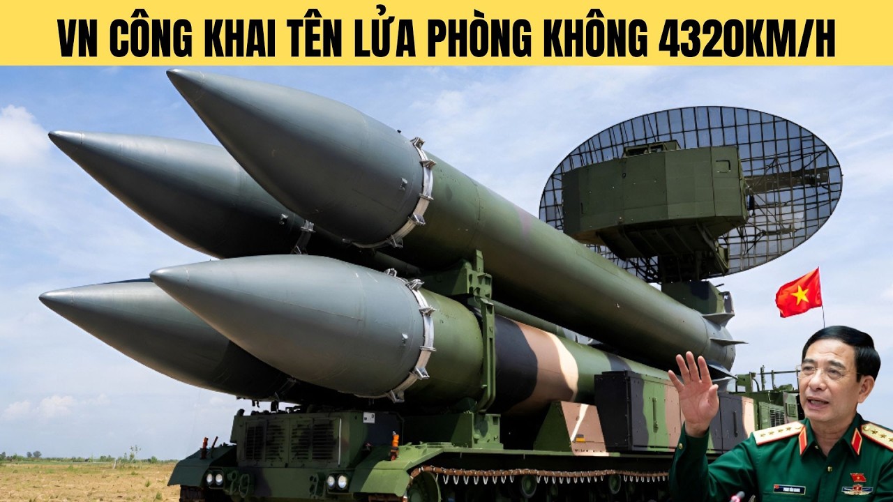 VN công khai tên lửa phòng không tốc độ 4.320km/h tại top 10 TG