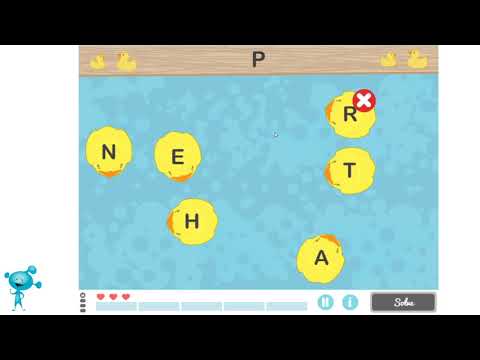 NeuronUP kids' activity: Word Fishing