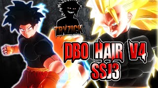 Dragonball Xv - Dbo Hair V4 To Ssj3 With Eyebrows - Tryzick