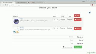 Ecommerce website project in php and mysql: List all cart items part 4