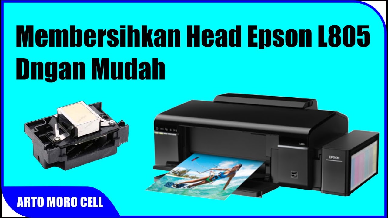 Cara Membersihkan Head Epson L800 L805 