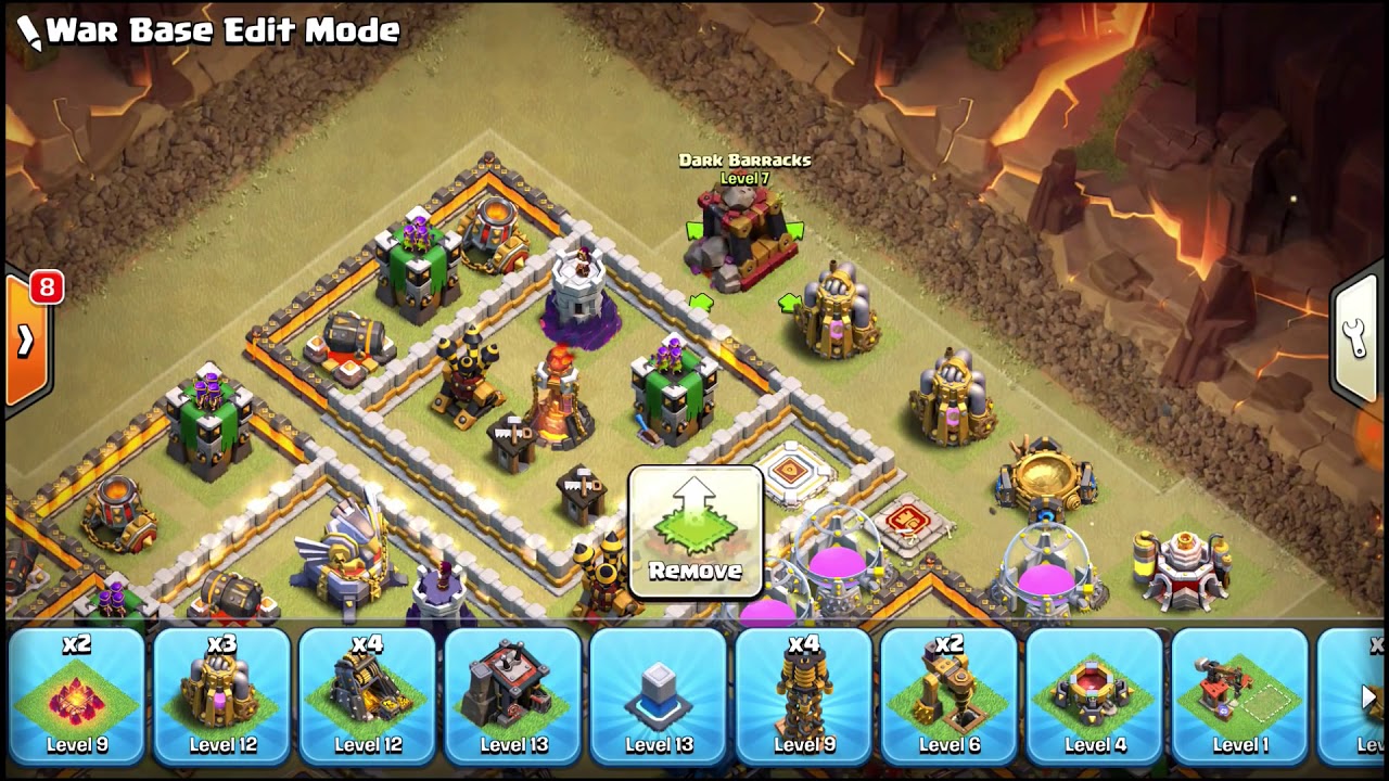 NEW TH12 WAR BASE 2018 Anti 2 Star With Replay Anti Electro Dragon   Bowler   Hog   Anti Everything