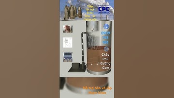 Nguyên Lý lọc bụi bằng tháp nước boiler ghi xích tầng sôi #boiler #trending #cokhitrieuview