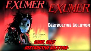 EXUMER - Destructive Solution - Lyrics