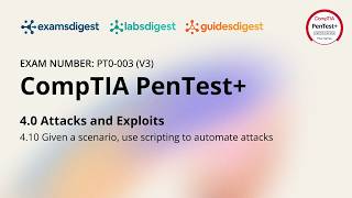 CompTIA PenTest+ PT0-003 (V3) Certification Exam Full Course Vol. 4.10
