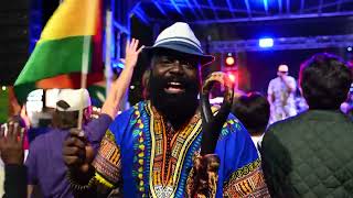 The Wailers perform in downtown Burlington, NC on the THE NATURAL MYSTIC TOUR