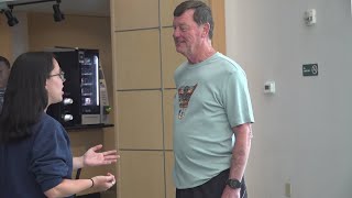 Nurse reunites with retired Army general after saving his life at marathon