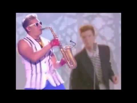 10 hours Rick Roll'd + epic sax guy