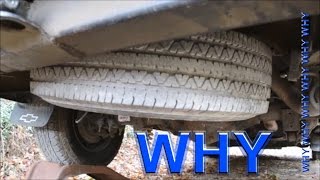 STUCK SPAIR TIRE on Your Express / Savana / Chevy 
