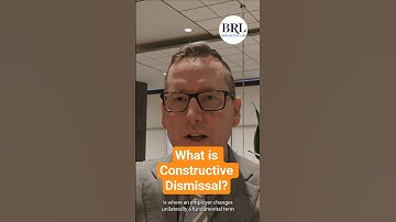 What is Constructive Dismissal?