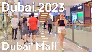 Dubai Mall | Popular Tourist Attraction Walking Tour 4K | United Arab Emirates 🇦🇪
