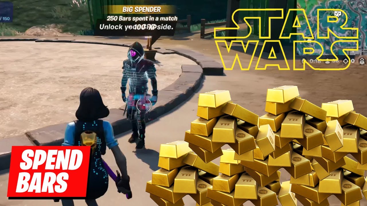 How to Spend bars in Fortnite