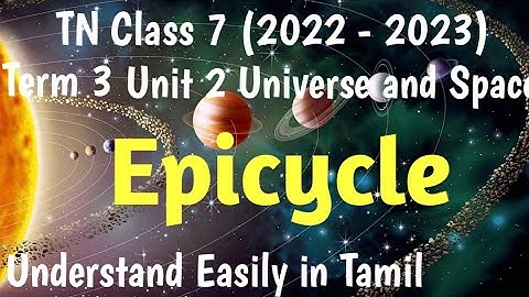 Epicycle| Class 7 Science Term 3 Unit 2 Universe and Space @deepikasciencecorner