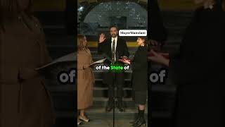 Zohran Mamdani Takes His Oath on the Quran — A Historic Moment
