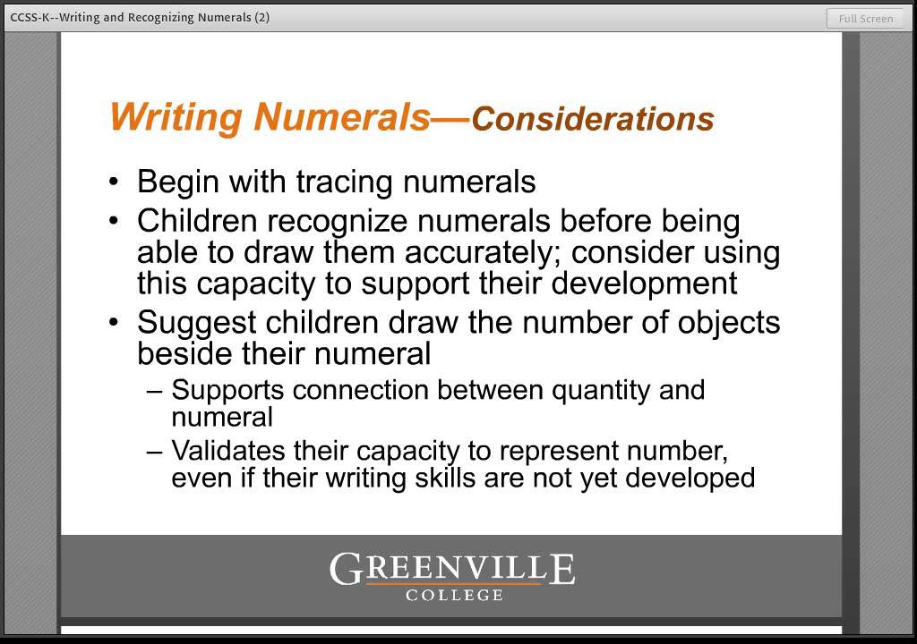 CCSS-K-2B-Writing and Recognizing Numbers