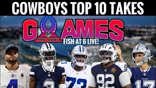 Download Lagu #Cowboys Fish at 6: SARCASTIC Jerry, Behavin' George \u0026 5 Pro Bowlers - Top 10 Takes! MP3