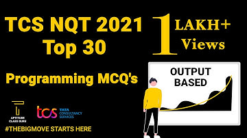 Explanation of Top 30 TCS NQT  Programming & Coding MCQ
