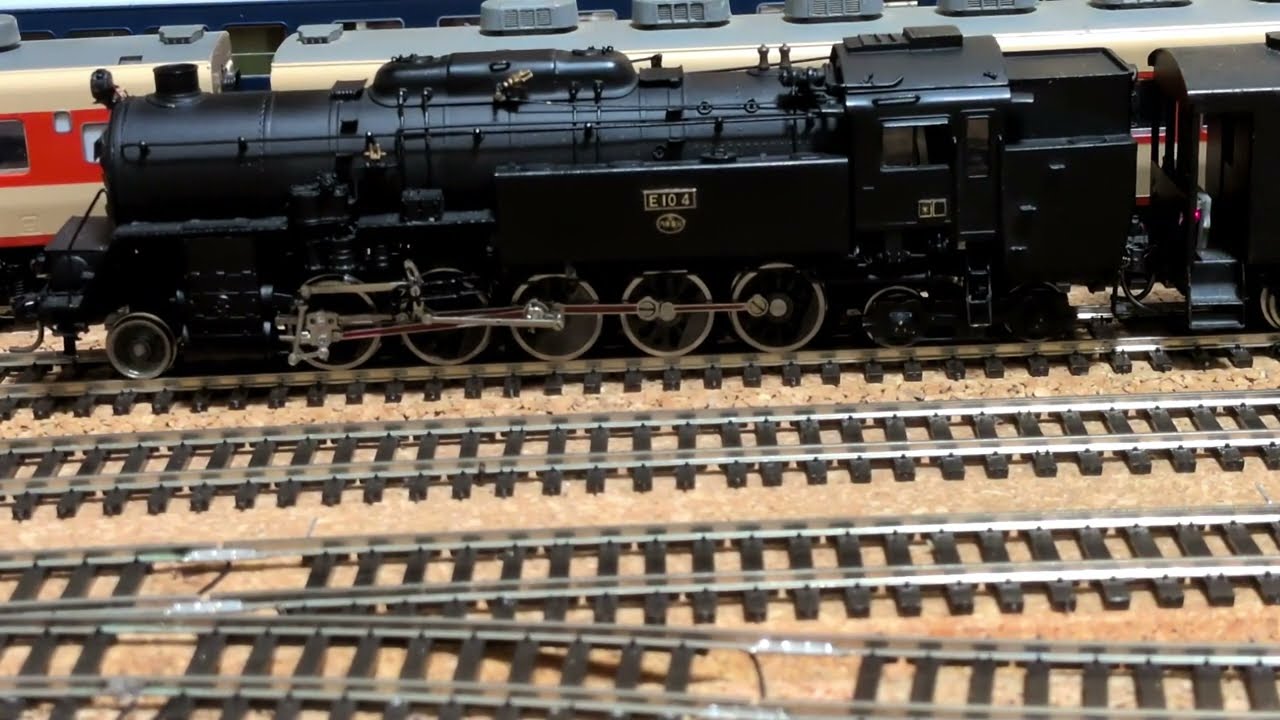 中村精密 E10 蒸気機関車 構内入れ替え作業のシーン 鉄道模型 HO