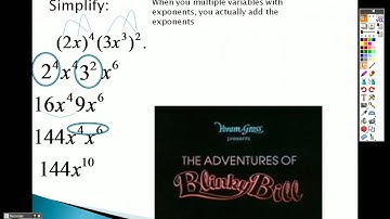 Trig P.3 Examples Part 1 Integer Exponents