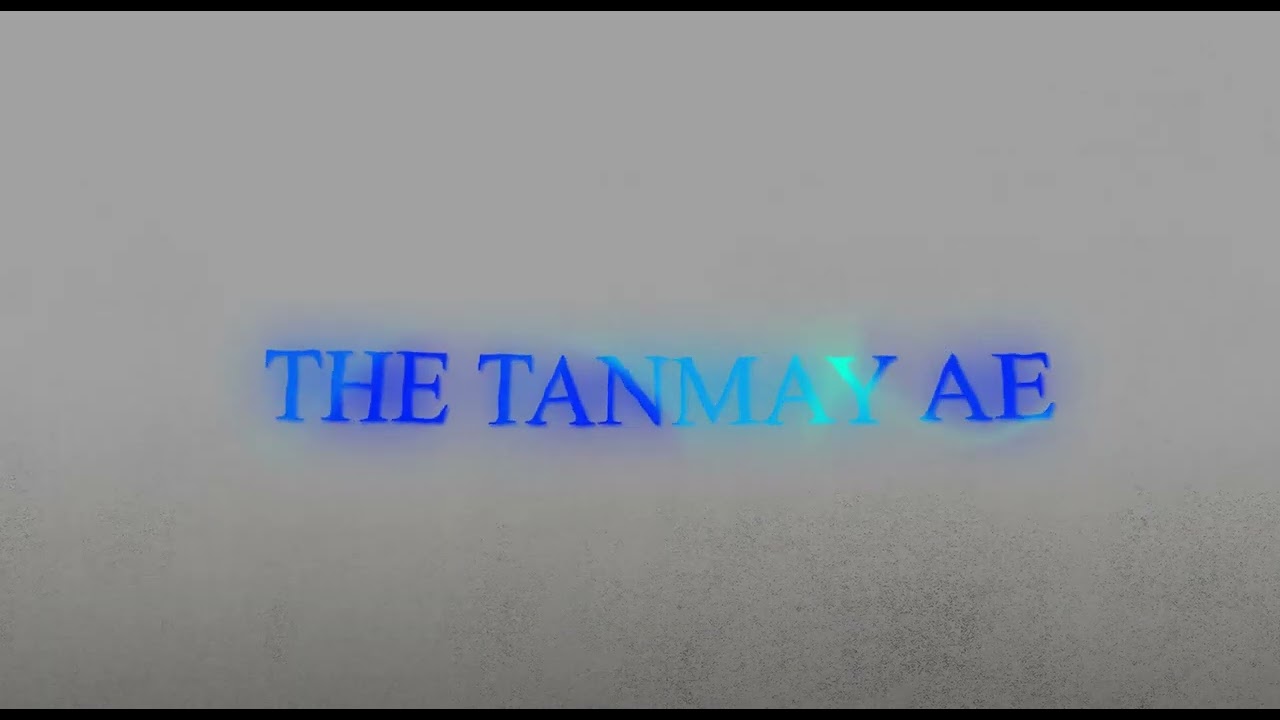 THE TANMAY AE (Official music video) Tanmay Kumar