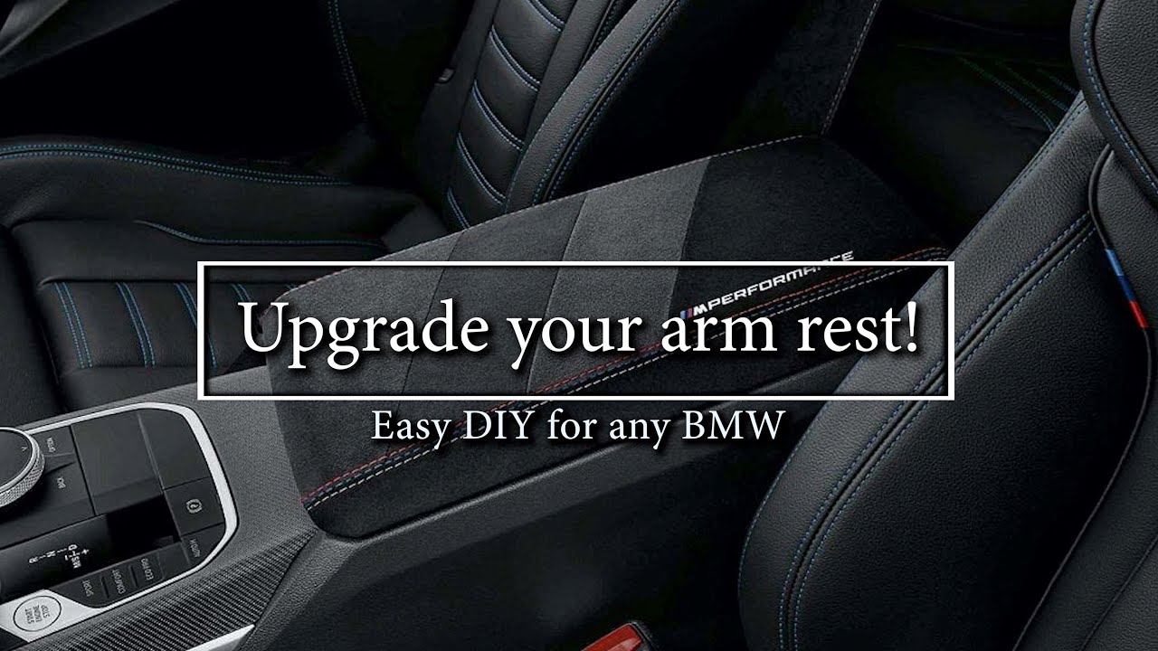 Its easy to replace or upgrade the arm rest in your BMW Quick DIY YouTube
