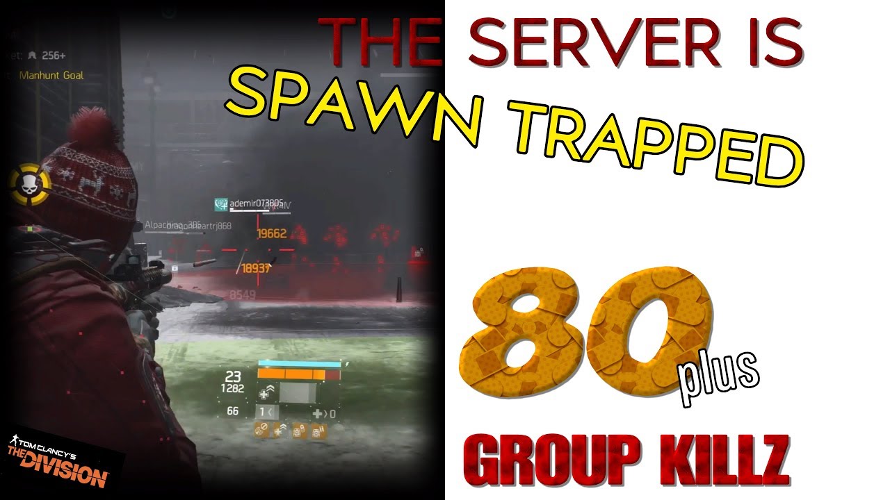 THE DIVISION 1.8.3 THE SERVER IS SPAWN TRAPPED | THE BEST STRIKER BANSHEE CLASSIFIED BUILD