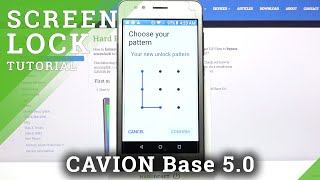 How to Set Lock Screen on CAVION Base 5.0 – Protect Device screenshot 3