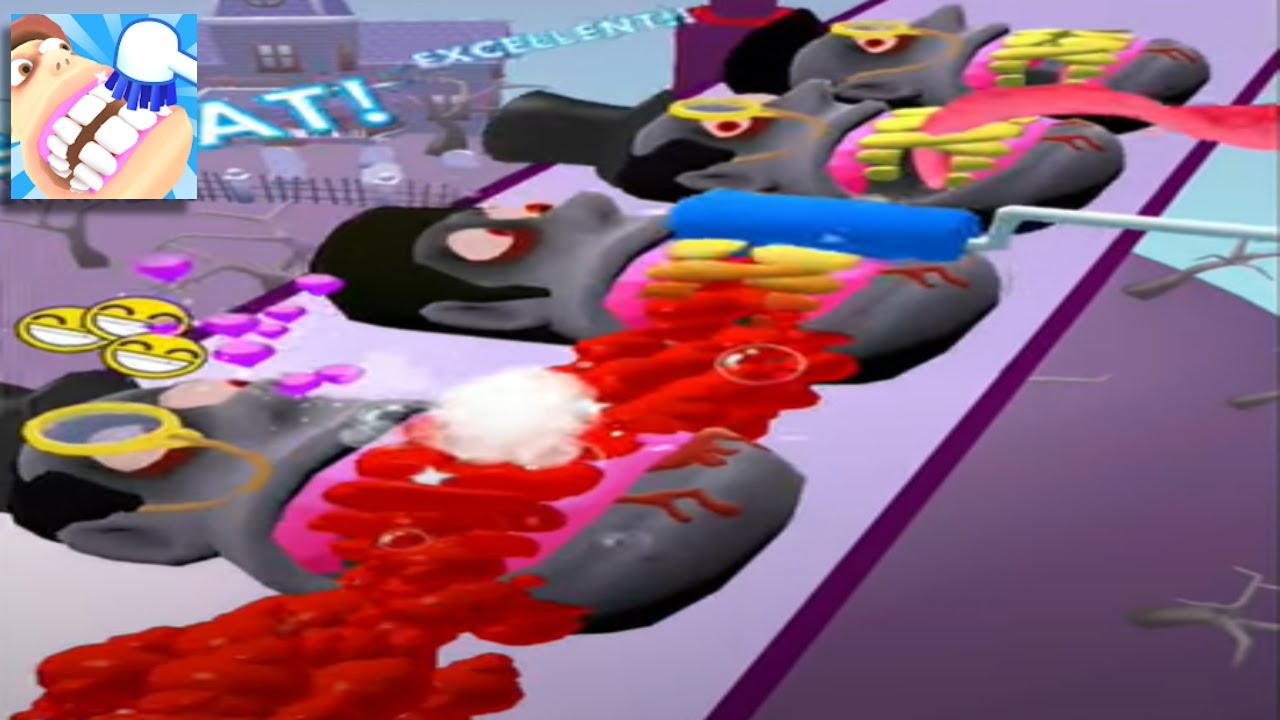 Teeth Runner!🦷All Gameplay Android-iOS Maximum Unlocked Mobile Game, Every day Play Enjoy TR14-15Sho