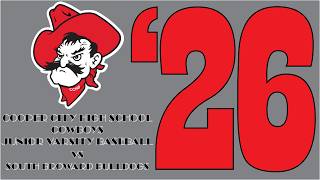 2026 COOPER CITY BASEBALL JUNIOR VARSITY VS SOUTH BROWARD BULLDOGS