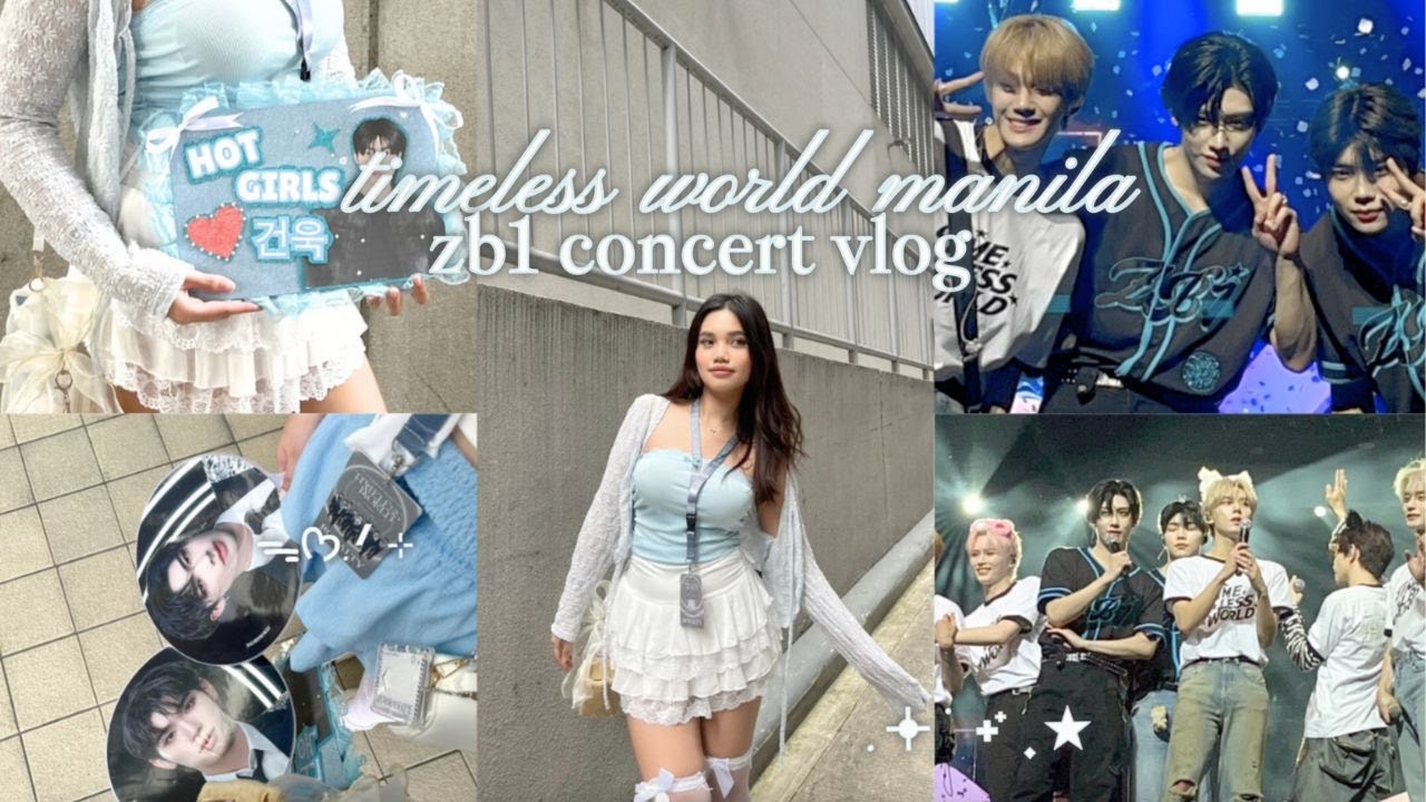 Seeing ZB1 up close! | ZB1 Concert Vlog: Timeless World in Manila Soundcheck Experience ⭐️✨