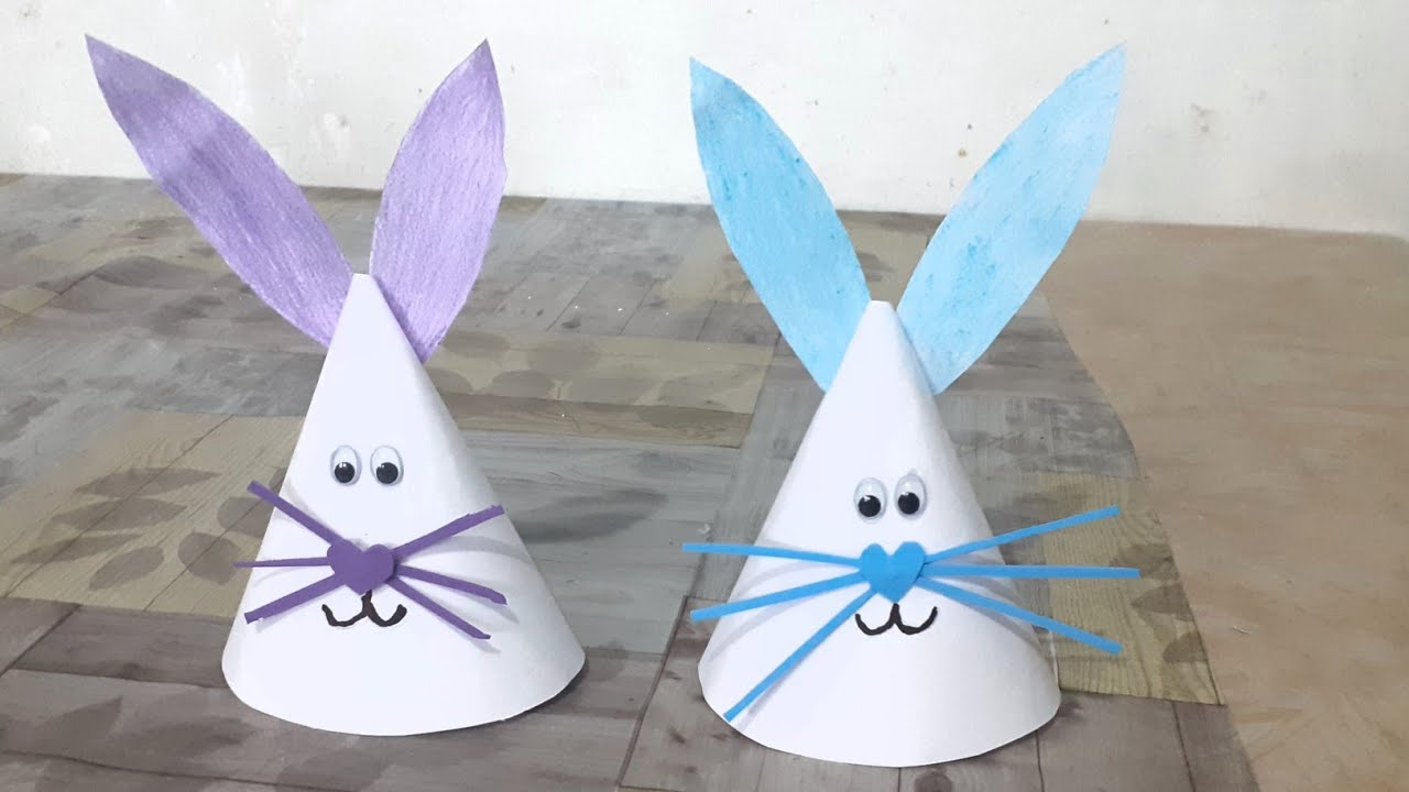 Easter Paper Craft Ideas |Paper RABBIT | Paper Crafts Diy crafts paper ...