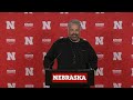 Nebraska Football Spring Practice Media Availability | March 26, 2026