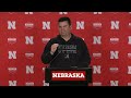 Nebraska Football Spring Practice Media Availability | March 26, 2026