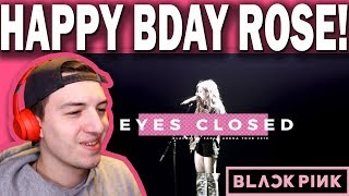 BLACKPINK ROSÉ 로제 Eyes Closed REACTION! (Japan Arena Tour Fukuoka Day 1)