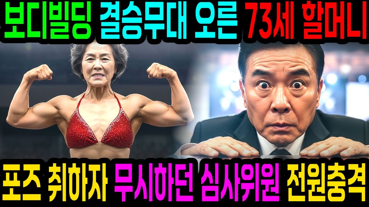 포즈 취하는 73세 할머니를 보며 심사위원이 눈을 피한 기막힌 이유... 40년 전 꿈을 빼앗긴 시골 할머니의 소름 돋는 반전 역전극 [시니어 사연/인생 이야기]