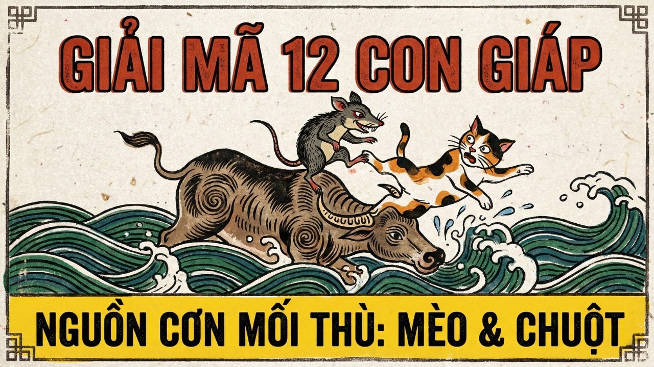 Sự Thật Về 12 Con Giáp: Tại Sao Chuột Đứng Đầu Bảng Phong Thần? TQ Thờ Thỏ Còn VN Thờ Mèo?