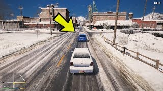 Trevor Drives Michaels Car In North Yankton? Random Encounter