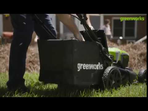 Greenworks Tondeuse A Gazon Sans Fil Sur Batterie 35cm 40v Lithium