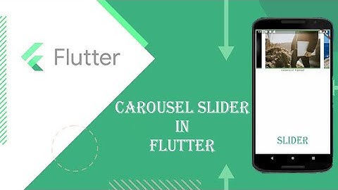 Carousel Slider in Flutter || Flutterverse #flutter #androidstudio #carouselslider #slider