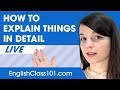 How to Explain Something in English (Part 2) - Basic English Phrases