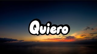 Ed Maverick - Quiero [Letra/Lyrics] #edmaverick #méxico #lyrics