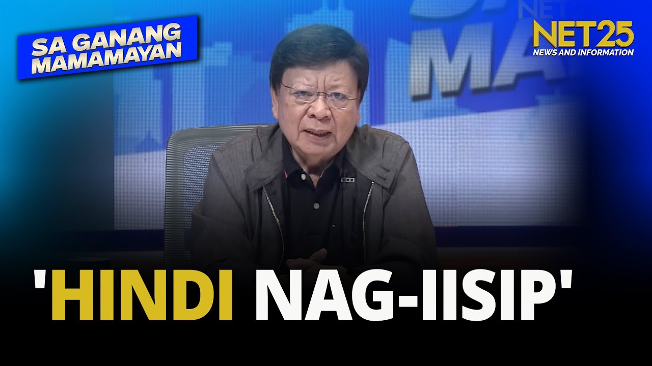 Marcoleta pinasaringan ang isang broadcaster