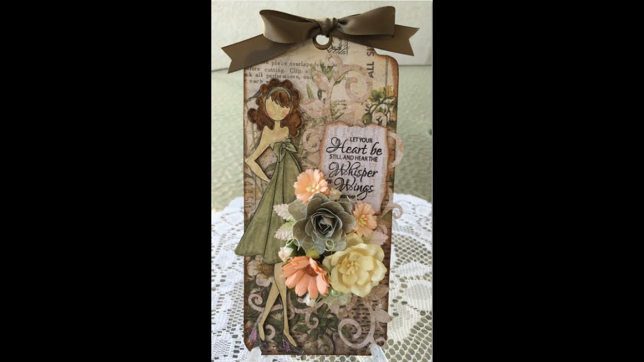 Tag using Graphic 45 & Prima