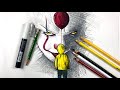 IT: How to Draw PENNYWISE ||  Step by Step || Easy To Follow